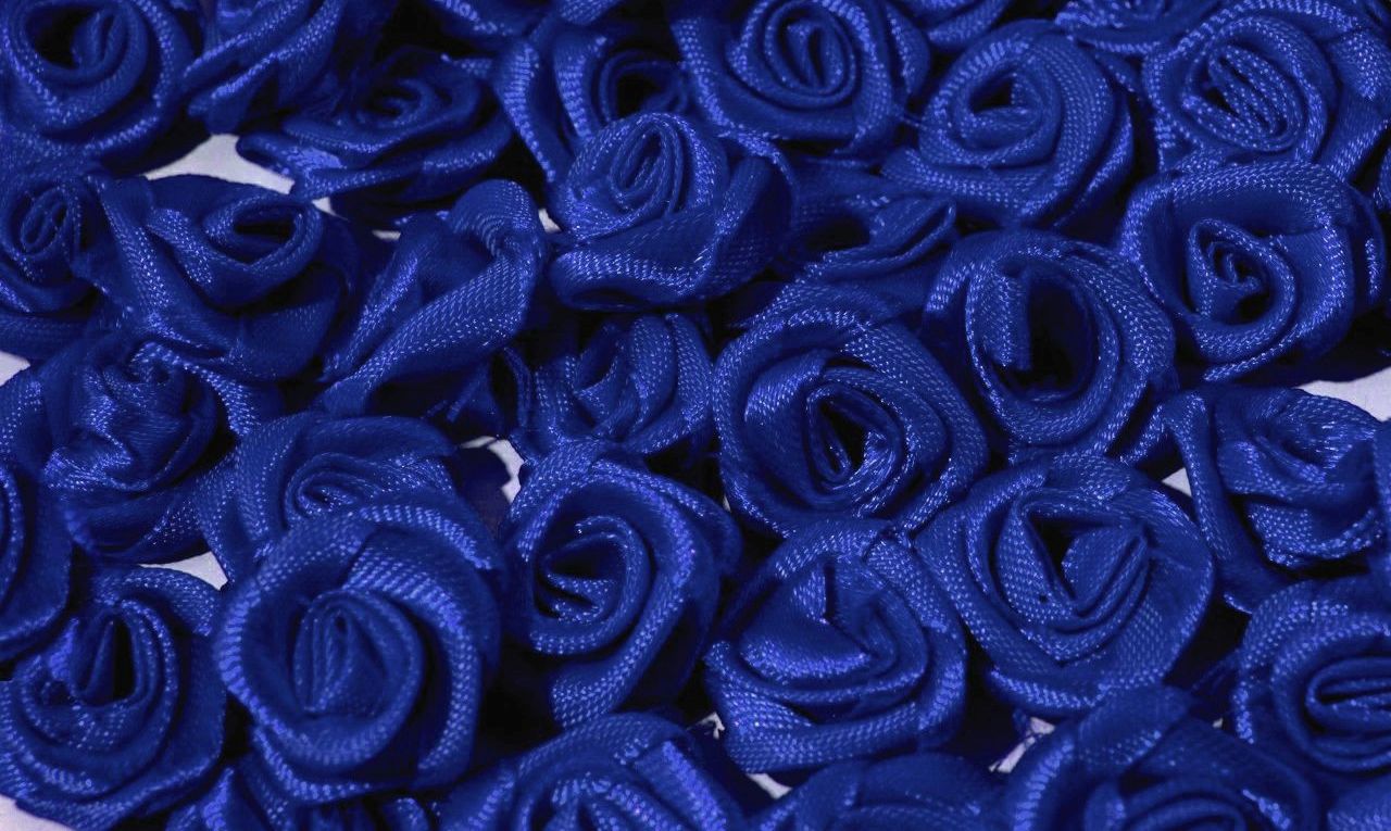 Ružička 12mm modrá žiarivá